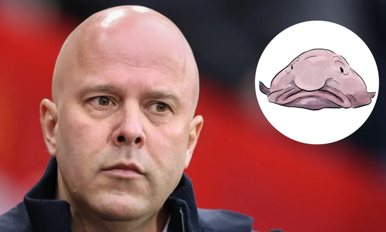 Arne Slot compared to a 'human blobfish'