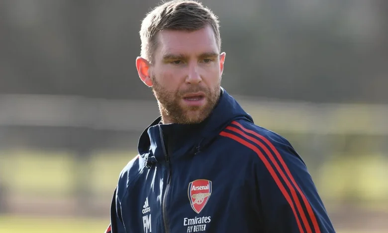 Arsenal confirm Per Mertesacker exit with academy succession plan needed