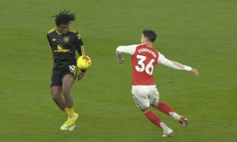 Arsenal get Patrick Dorgu handball VAR verdict on Man Utd wondergoal – 'you can't tell'