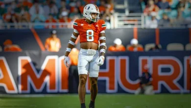As he helps Hurricanes in the present, Jakobe Thomas honors UM great of the past