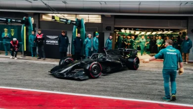 Aston Martin's 2026 F1 car finally debuts in last hour of day four