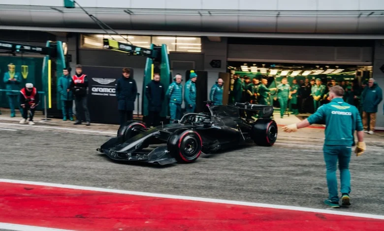 Aston Martin's 2026 F1 car finally debuts in last hour of day four