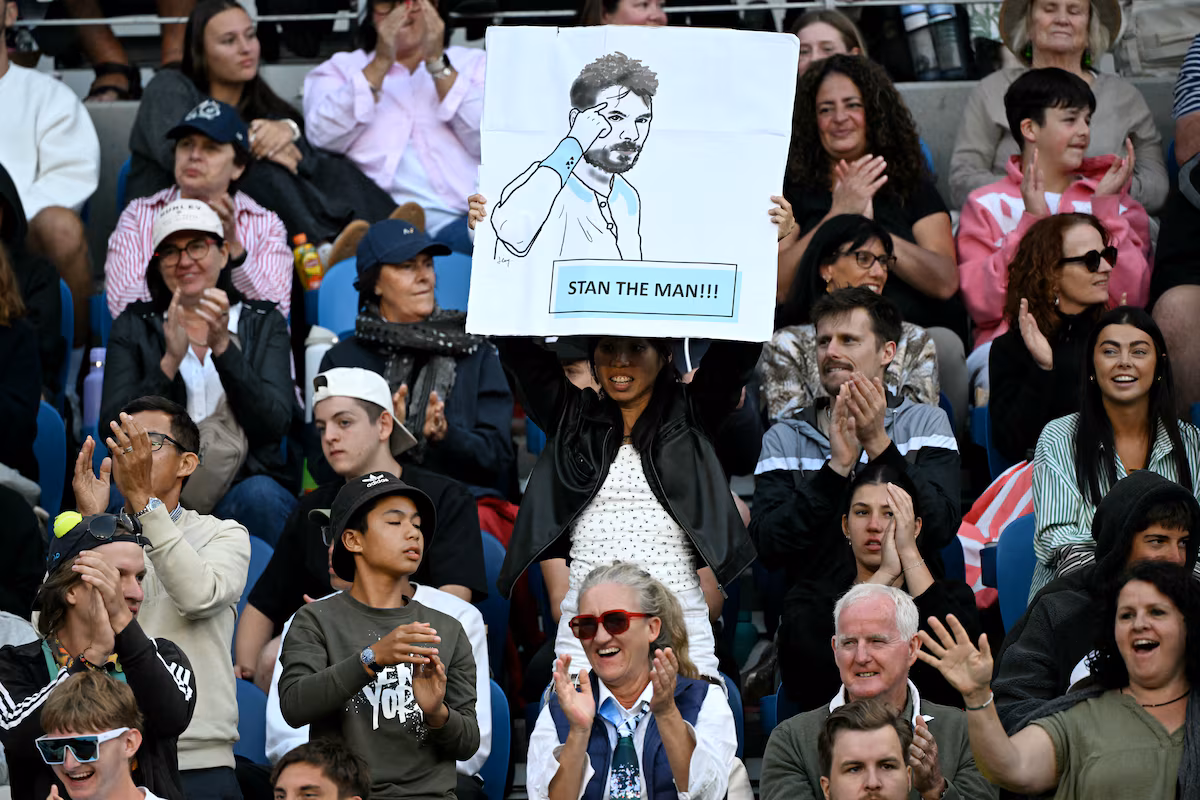 At 40, Wawrinka makes Grand Slam history, reaching the third round in Australia