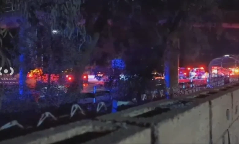 At least 1 killed in crash involving big rig, Tesla on 210 Freeway in Sylmar