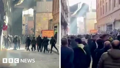 At least 35 people killed during Iran protests, rights group says