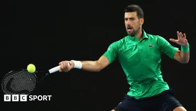 Australian Open 2026: Novak Djokovic into last eight as Jakub Mensik withdraws with injury