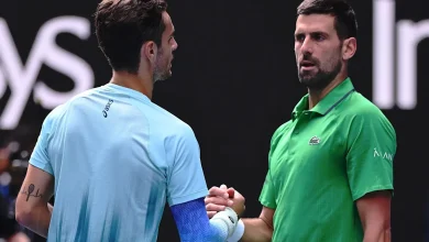 Australian Open: Novak Djokovic doesn't win a set in quarterfinal match, yet advances to semifinals