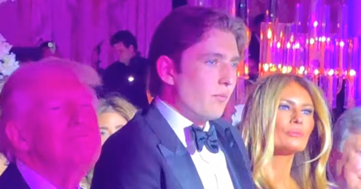 Awkward Barron Trump, 19, Spends New Year’s Eve With Parents After Links to Twisted Woman-Haters Are Revealed