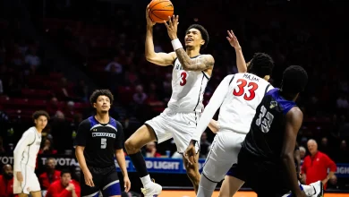 Aztecs Outlast Broncos in Triple Overtime Thriller, 110-107