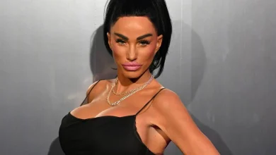 BREAKING Katie Price engaged for ninth time to mystery man as she flashes huge diamond ring