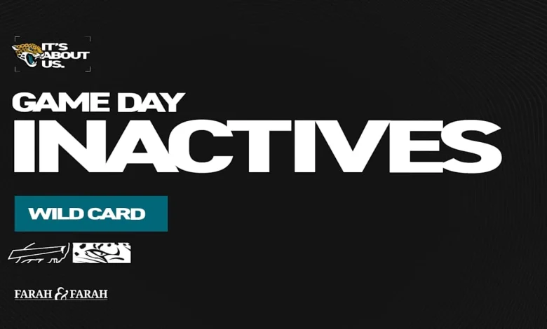 BUF vs. JAX: Wild Card Inactives