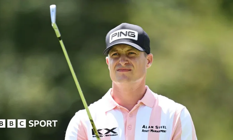 Bahrain course record: Calum Hill shoots 61 to take lead