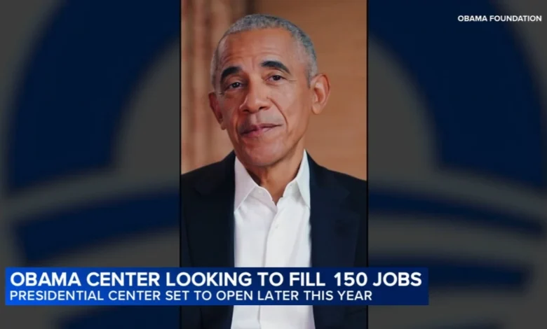 Barack Obama invites Chicagoans to apply for jobs at Presidential Center
