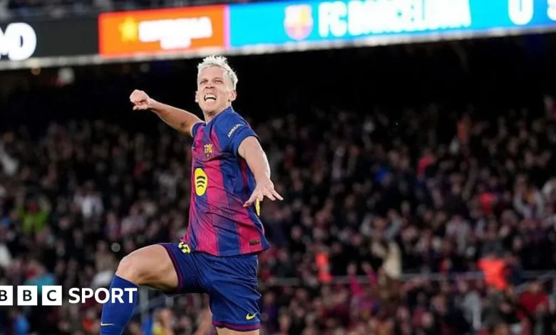 Barcelona 3-0 Real Oviedo: Hansi Flick's side return to top of La Liga