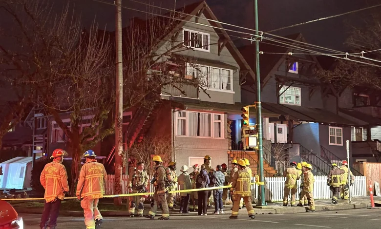 Basement explosion displaces six in Kitsilano