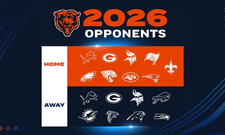 Bears' 2026 opponents set