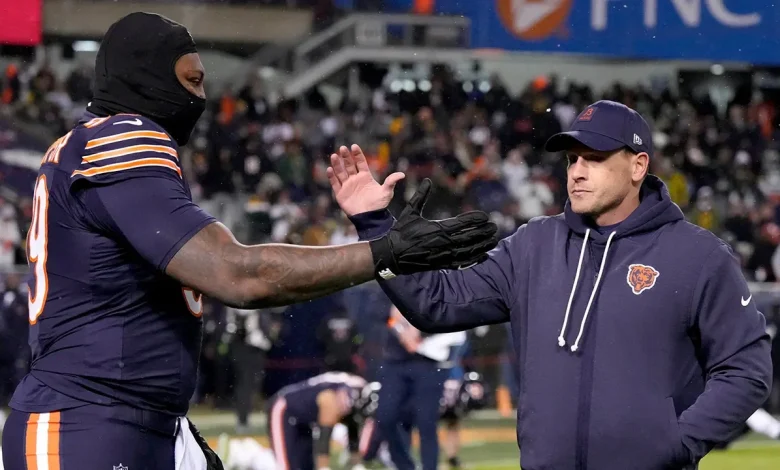 Bears' Ben Johnson gives fiery message to team after playoff win: 'F--- the Packers!'
