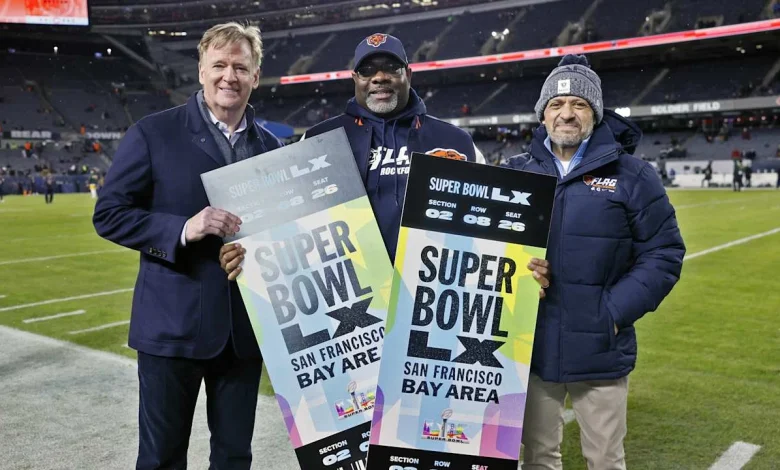 Bears, NFL Commissioner Roger Goodell honor flag football trailblazer with Super Bowl tickets