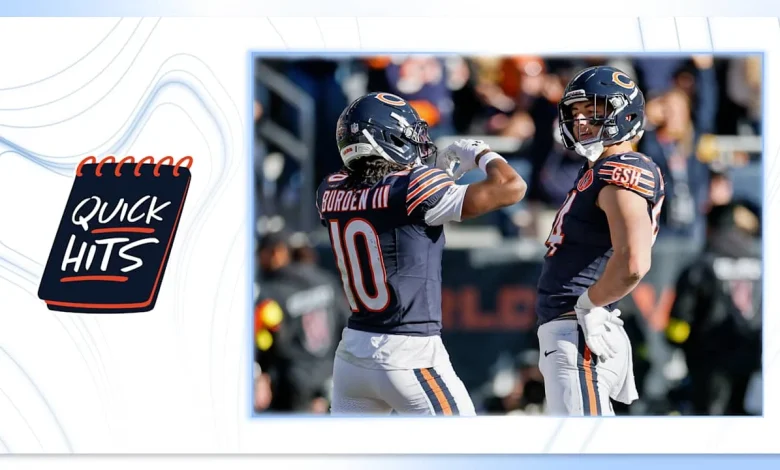 Bears rookies Colston Loveland, Luther Burden III taking huge strides