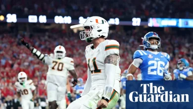 Beck’s late scramble sends Miami past Ole Miss into College Football Playoff title game