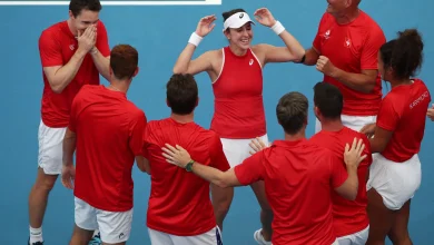 Bencic, Bergs split three-setters to send Belgium vs. Switzerland to doubles