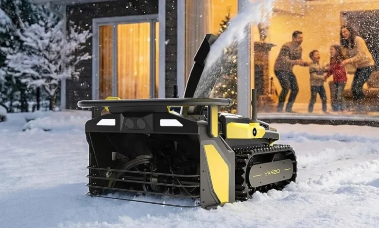 Best snow removal: Get the Yarbo Snow Blower Robot to clear your driveway