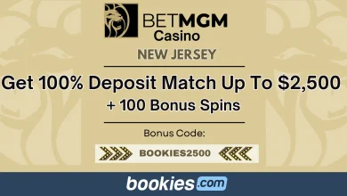 BetMGM NJ Casino Bonus Code BOOKIES2500: Make $2.5K Bonus + 100 Bonus Spins (Jan. 22)