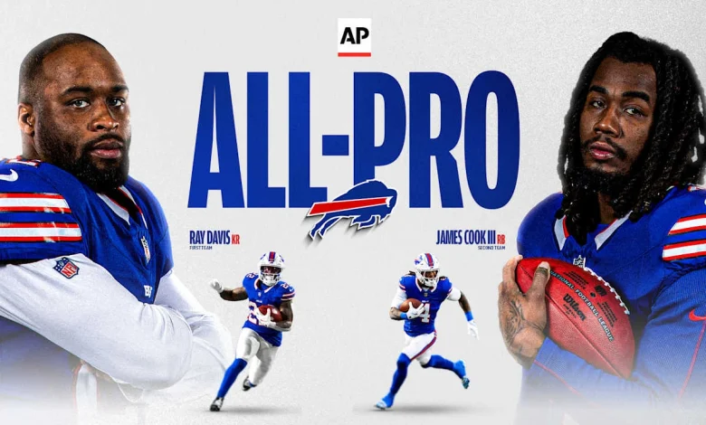 Bills running backs James Cook III and Ray Davis make NFL All-Pro Teams