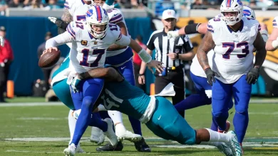 Bills vs Jaguars: Josh Allen overcomes injury to secure playoff win