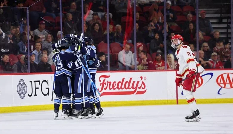 Black Bears battle back for tie with #6 Pioneers