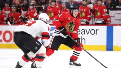 Blackhawks will keep Oliver Moore at center, balance minutes with deeper lineup