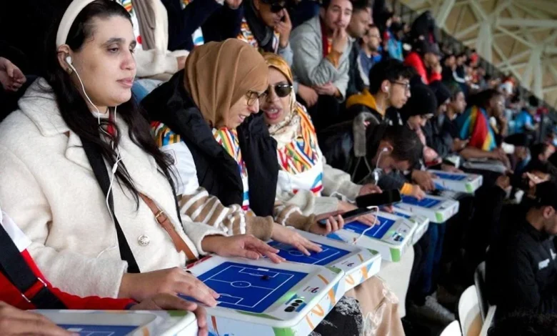 Blind fans were given touch tech to follow Africa Cup games, but not for the final