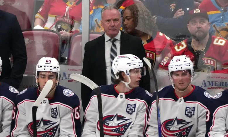 Blue Jackets fire coach Dean Evason; Rick Bowness named as replacement