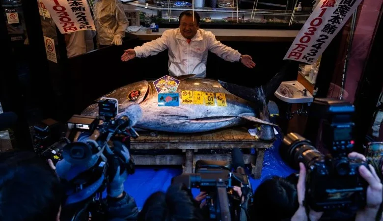 Bluefin tuna fetches record $3.2 million at Japan’s Toyosu market auction