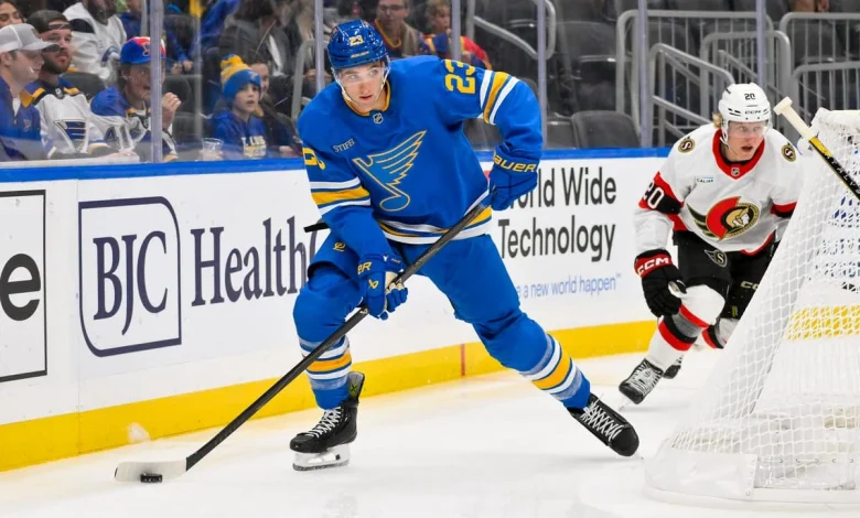 Blues sign Logan Mailloux to one-year extension