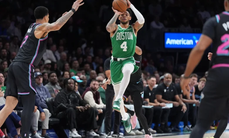 Boston Celtics guard goes down in unique history in Heat win