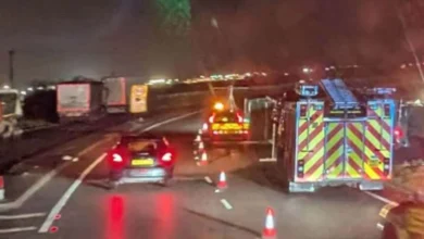 Bridge shut following serious collision