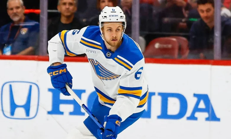 Broberg signs 6-year, $48 million contract with Blues