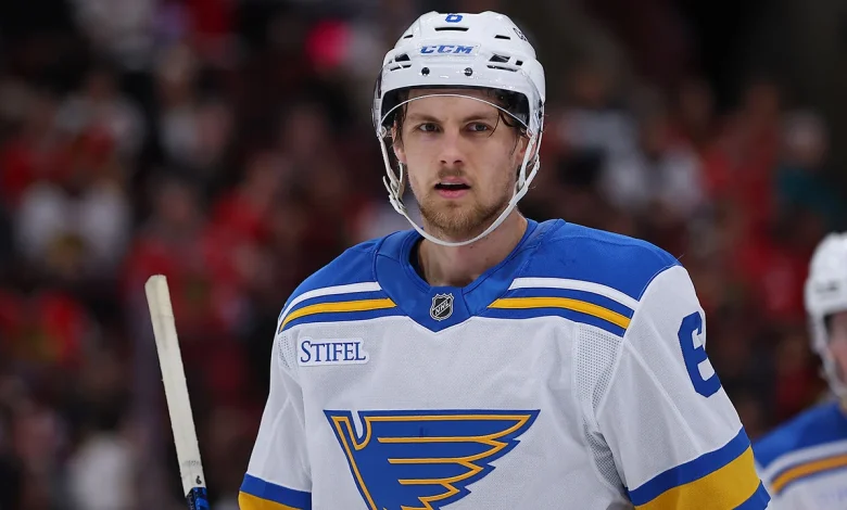 Broberg sustains upper-body injury against Vegas