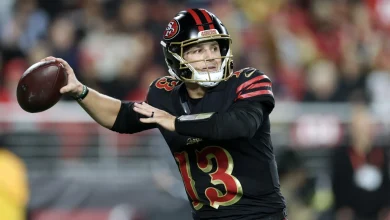 Brock Purdy shaken up on 49ers’ last offensive play in loss to Seahawks