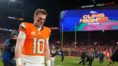 Broncos QB Bo Nix breaks ankle during team's overtime defeat of the Buffalo Bills