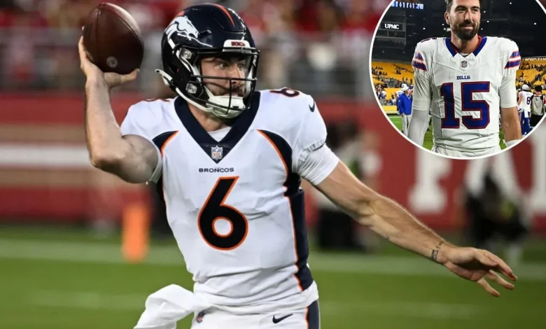 Broncos add QB Ben DiNucci straight from TV gig to be Bo Nix injury insurance