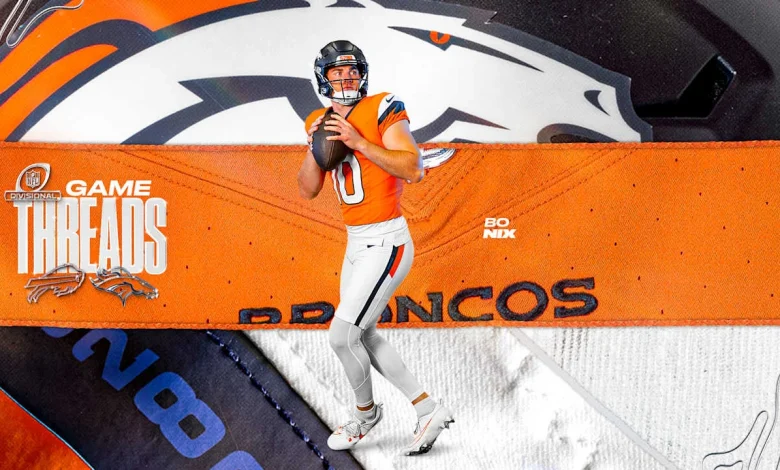 Broncos to wear Sunset Orange jerseys, Summit White pants vs. Bills
