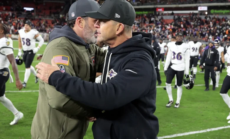 Browns definitely doing their diligence on John Harbaugh for their head coach vacancy; he won’t do any interviews until next week