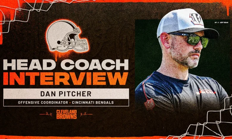 Browns interview Bengals offensive coordinator Dan Pitcher for head coach