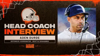 Browns interview Seahawks defensive coordinator Aden Durde for head coach