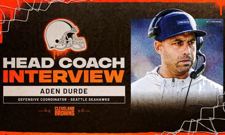 Browns interview Seahawks defensive coordinator Aden Durde for head coach