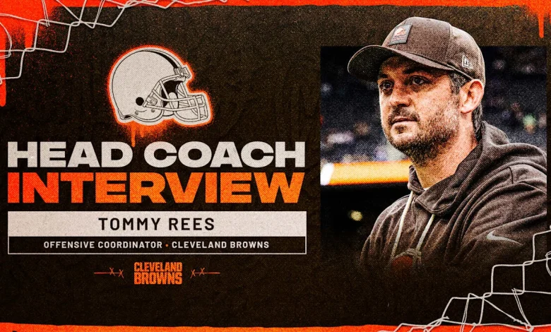 Browns interview offensive coordinator Tommy Rees for head coach