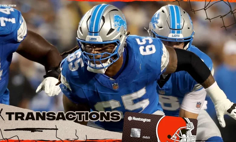 Browns sign C Kingsley Eguakun and place G Wyatt Teller on injured reserve