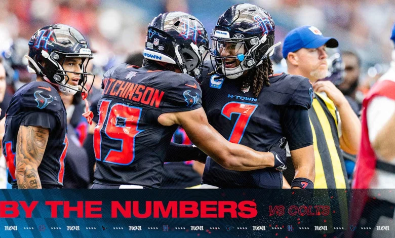 By The Numbers | Texans vs Colts